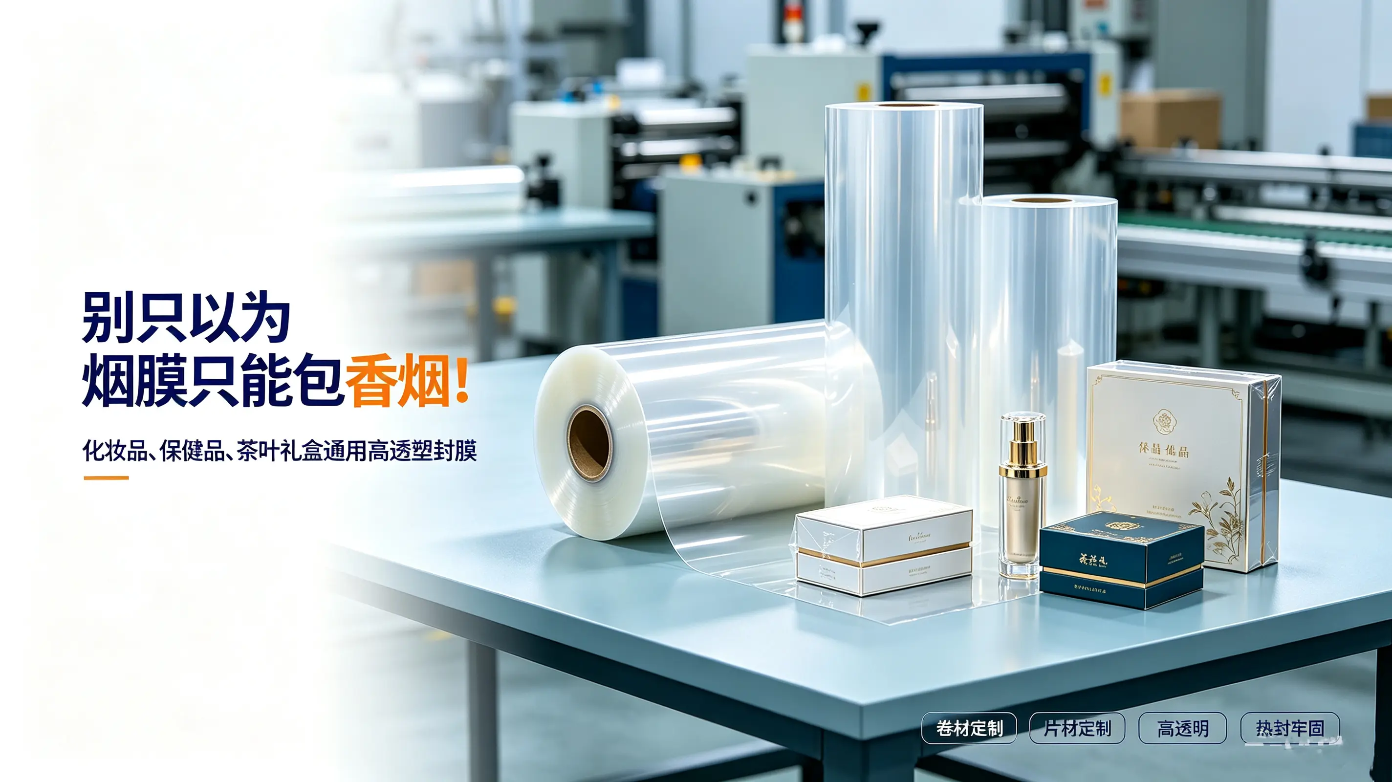 BOPP烟膜、BOPP box plastic sealing film