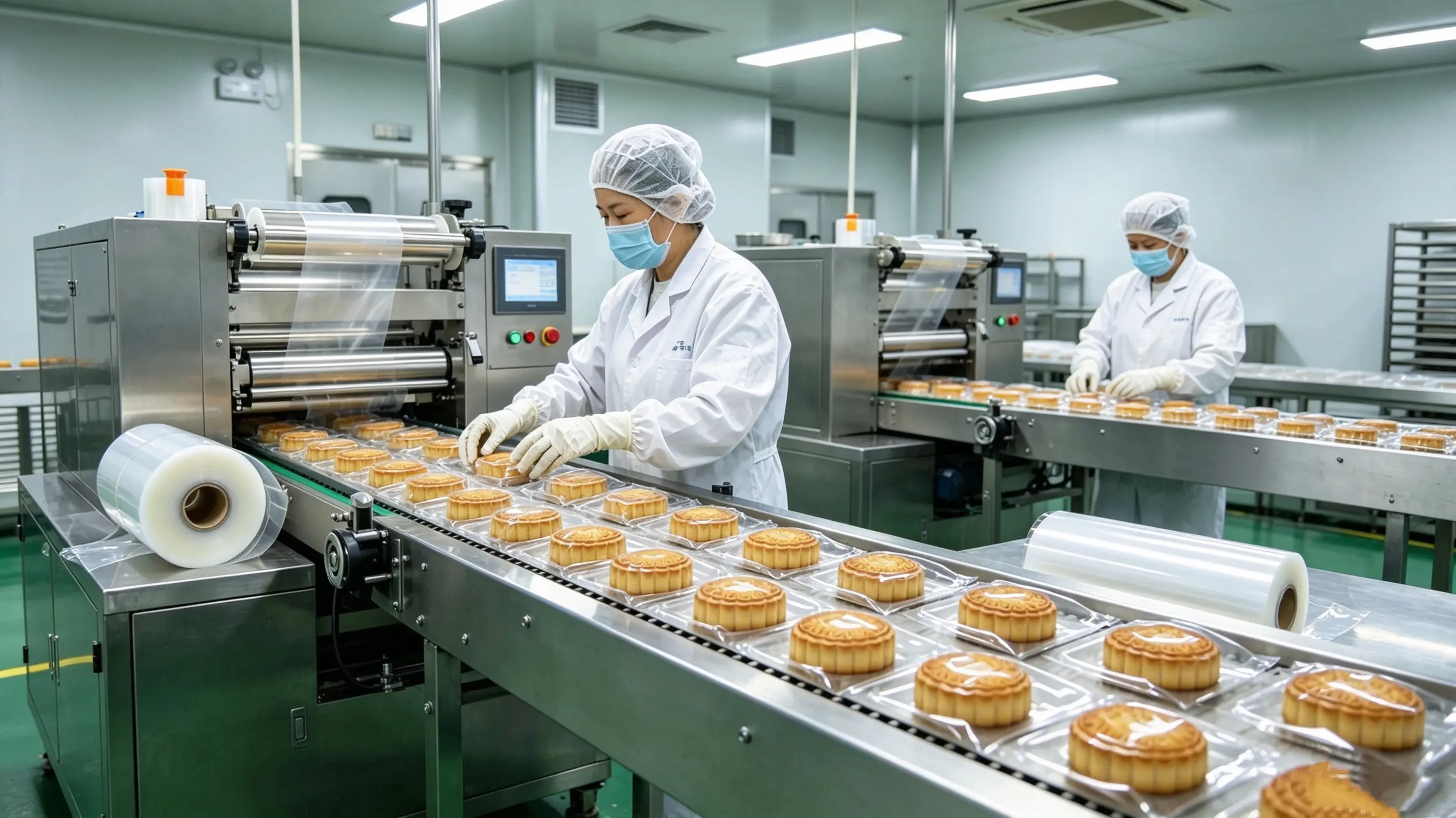 月饼包装膜_中秋月饼自动包装专用膜_食品级BOPP热封膜厂家
