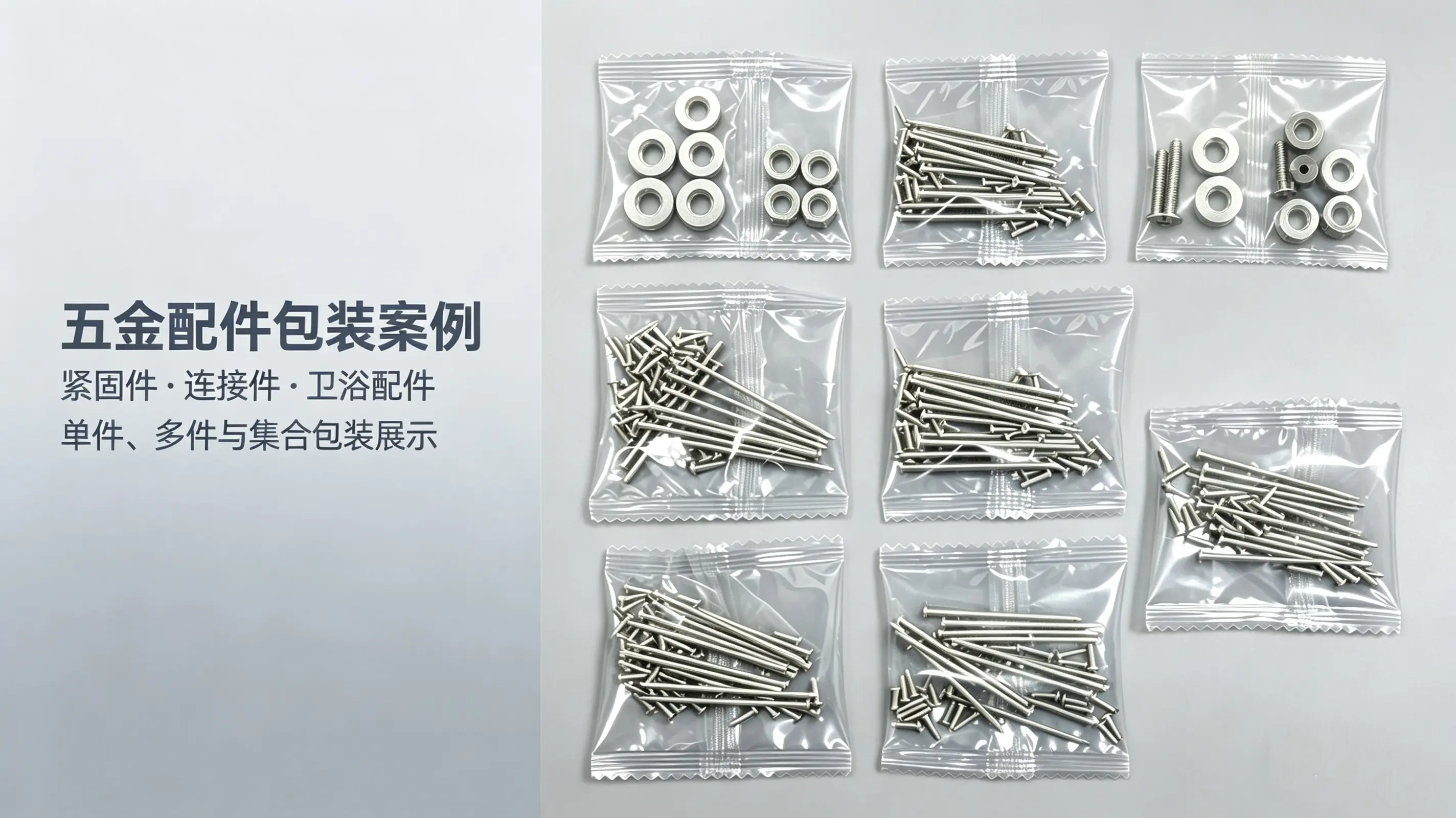 五金配件BOPP包装膜 紧固件防锈包装膜 五金自动包装卷膜 bopp-hardware-packaging-film